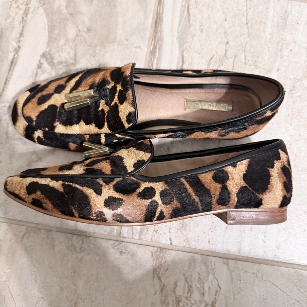 Louise et Cie Leopard Print Loafers // Sz 8 - Picture 4 of 6